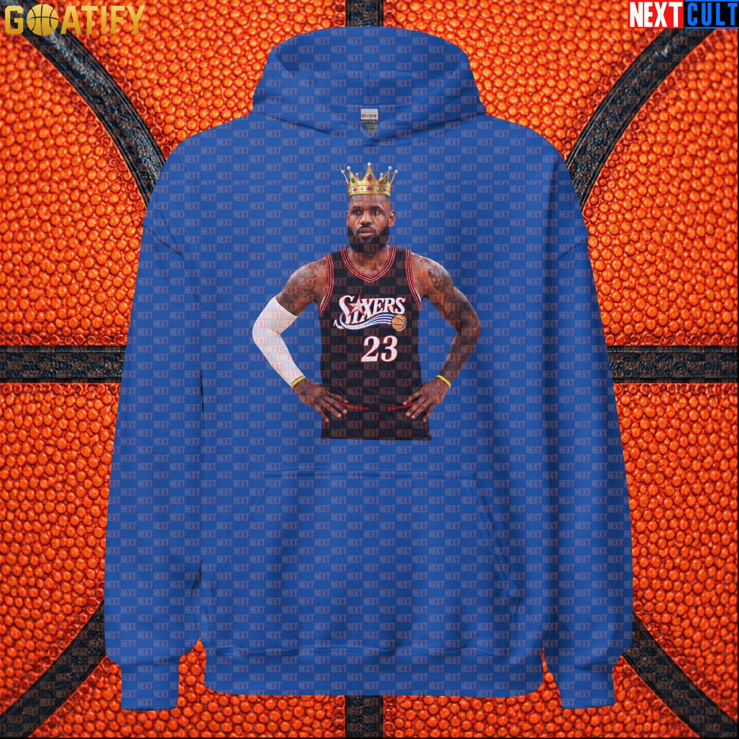 LeBron James Hoodie – King of Philadelphia 76ers Basketball Pullover for NBA Fans & Gifts |  | ["Basketball", "LeBron James", "NBA", "Philadelphia 76ers"]