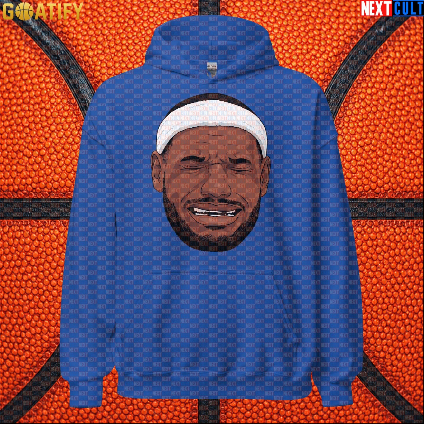 Crying LeBron Meme Hoodie – Funny NBA Basketball Pullover Game Day Gift for Sports Fans |  | ["Basketball", "LeBron James", "NBA"]