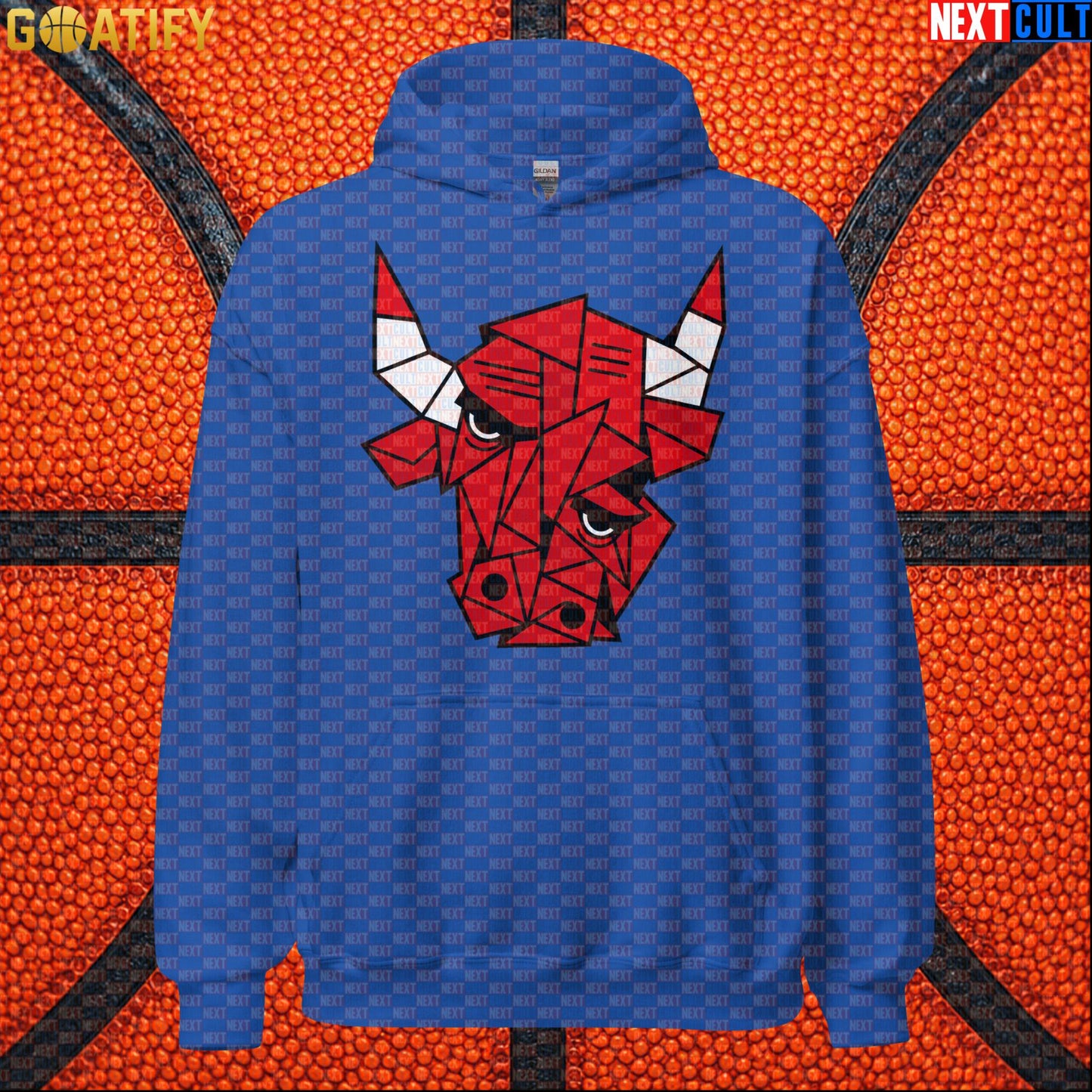 Chicago Bulls Meme Hoodie – Picasso Bulls Cubism Art Pullover for NBA Basketball Fans |  | ["Basketball", "Chicago Bulls", "NBA"]