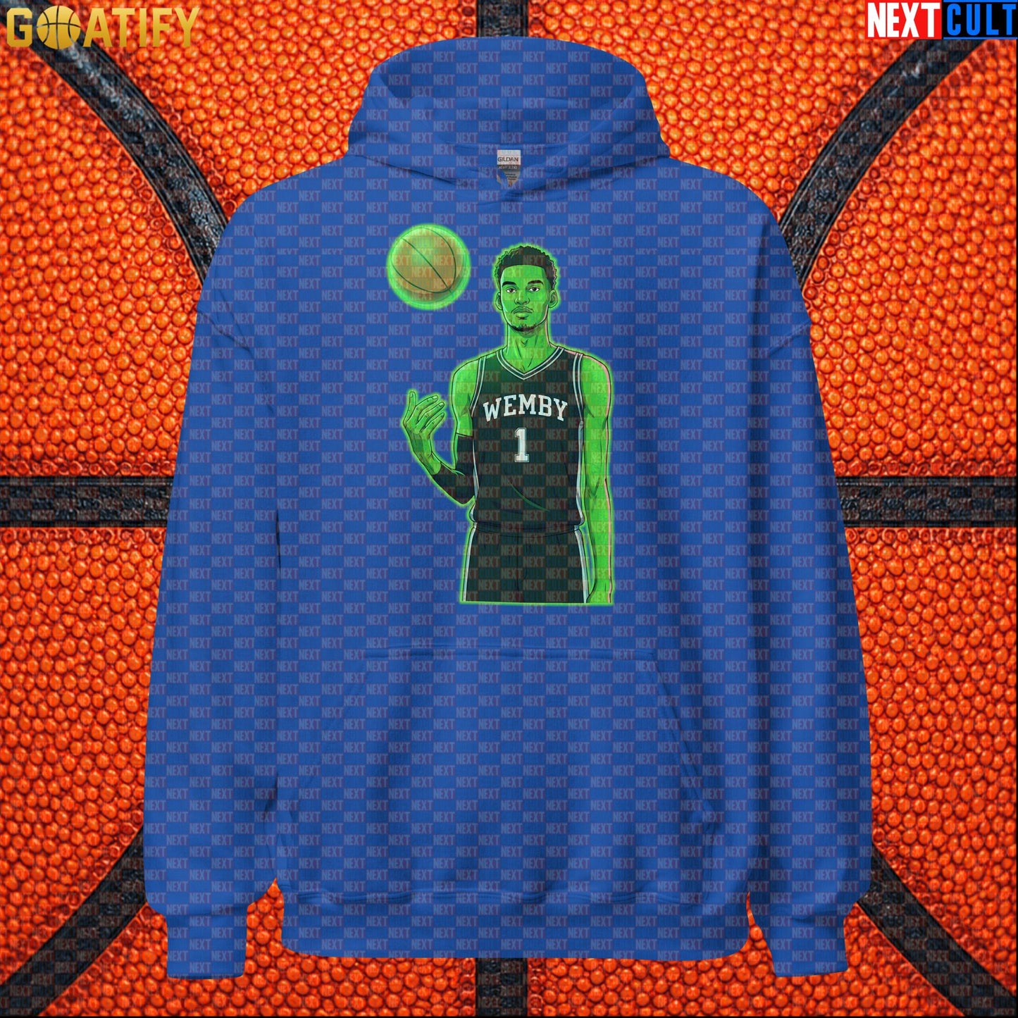 Basketball Hoodie Alien Wemby Sci-Fi Art for Spurs Fans, Streetwear, Game Days and NBA Gifts |  | ["Basketball", "France", "NBA", "San Antonio Spurs", "Victor Wembanyama", "Wemby"]