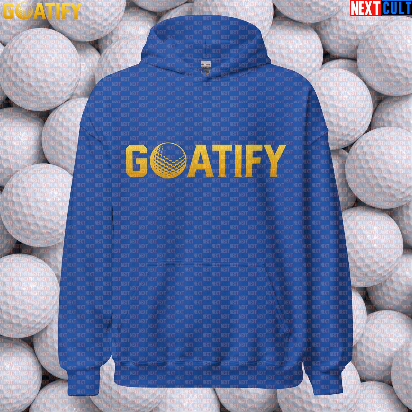 Golf GOAT Hoodie Golden Golf Ball Pullover for Golfers, Sports Fans & Gifts | GOATIFY | Hoodies | ["Golf", "NCB", "PGA"]