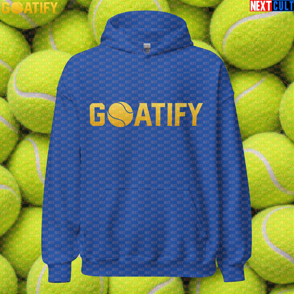 Tennis GOAT Hoodie Golden Ball Pullover for Tennis & Padel Fans, Players & Gifts | GOATIFY | Hoodies | ["NCB", "Padel", "Tennis"]