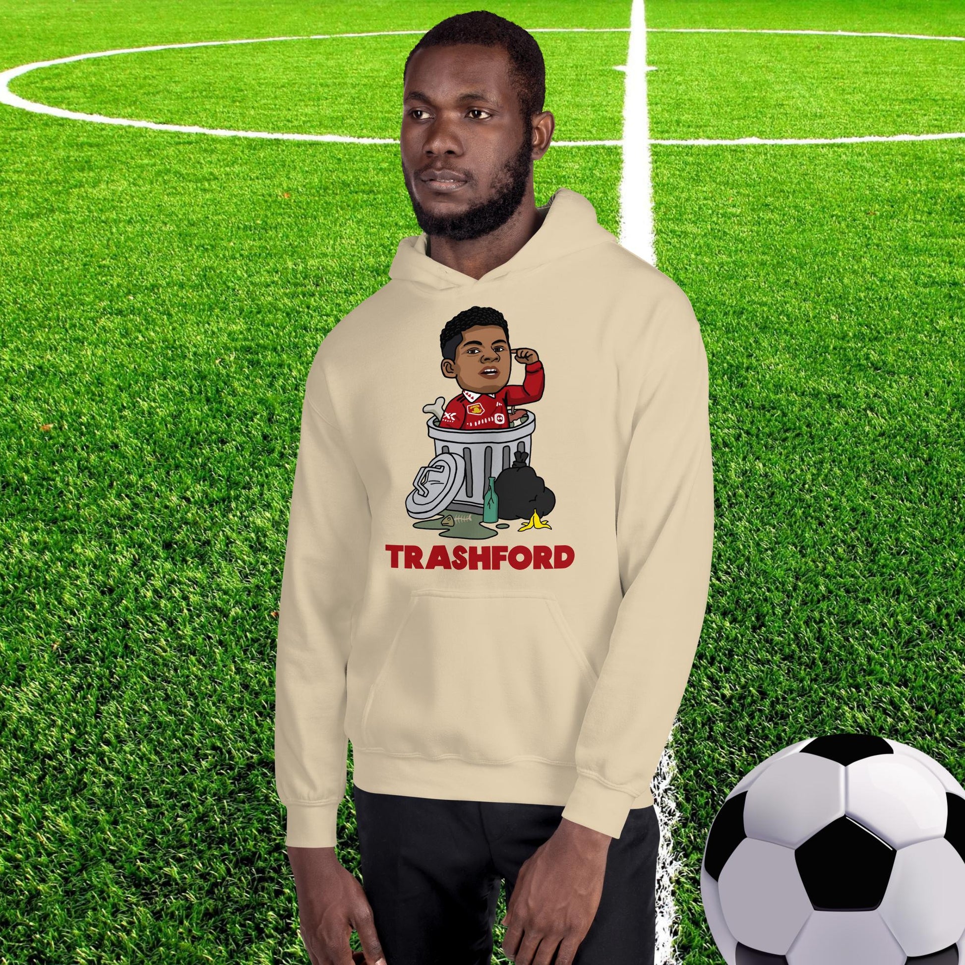 Trashford Marcus Rashford Manchester United Gift Man United Gift Marcus Rashford Unisex Hoodie Next Cult Brand