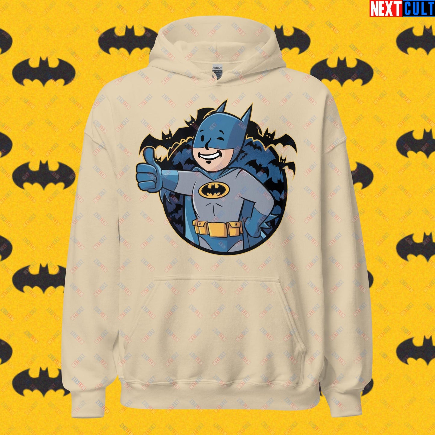 Bat Boy Batman Vault Boy Fallout Funny Cartoon Mashup Unisex Hoodie