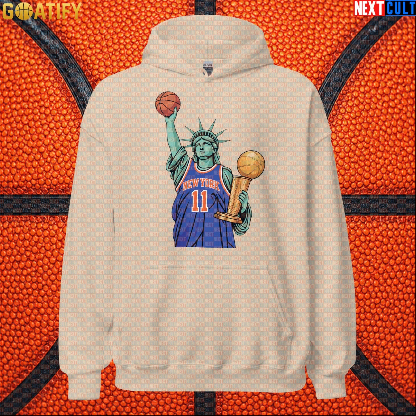 New York Knicks Hoodie – Reigning NBA Champions Pullover for New York Basketball Fans Sand Next Cult Brand