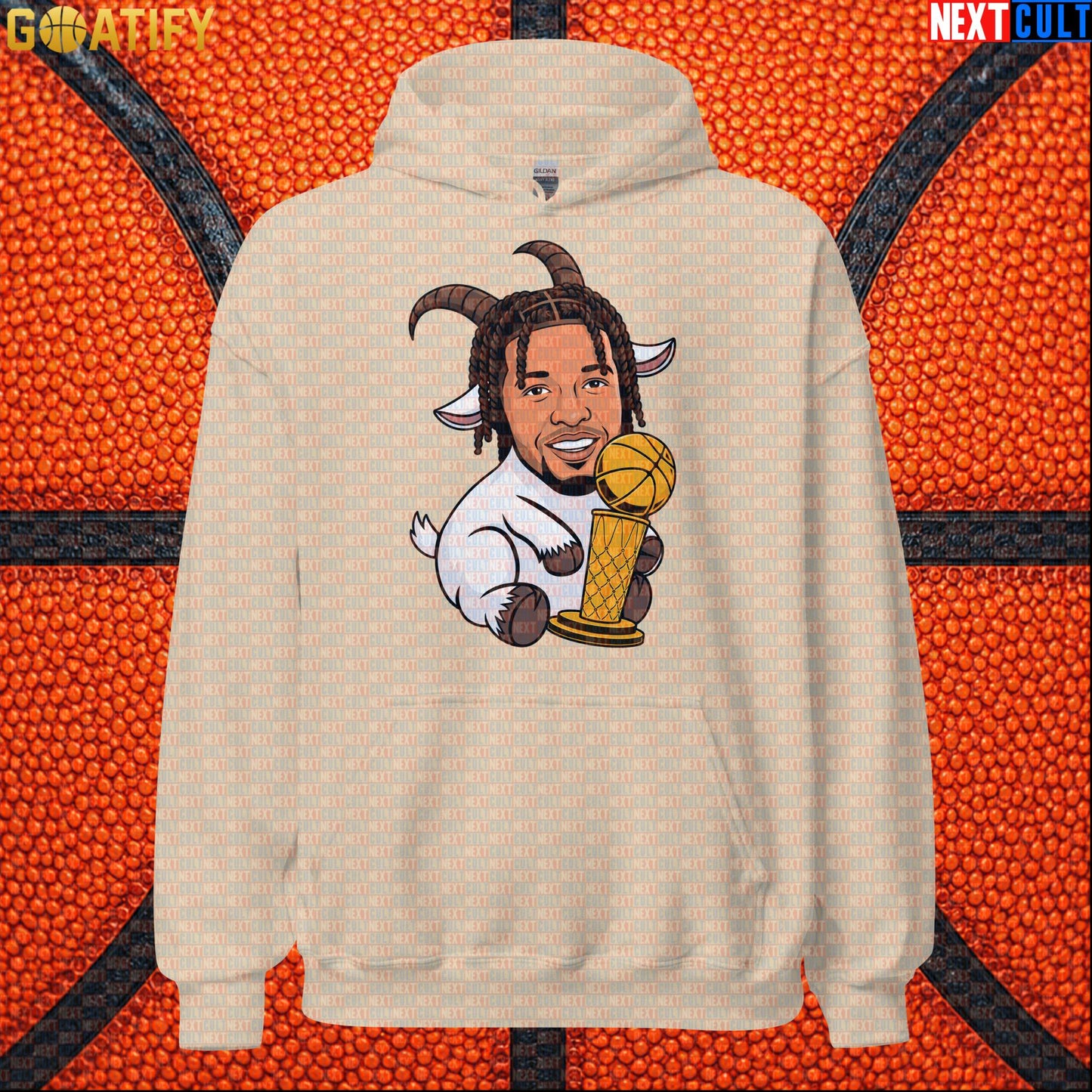 Jalen Brunson Hoodie – NBA Champion GOAT Pullover for New York Basketball Supporters Sand Next Cult Brand