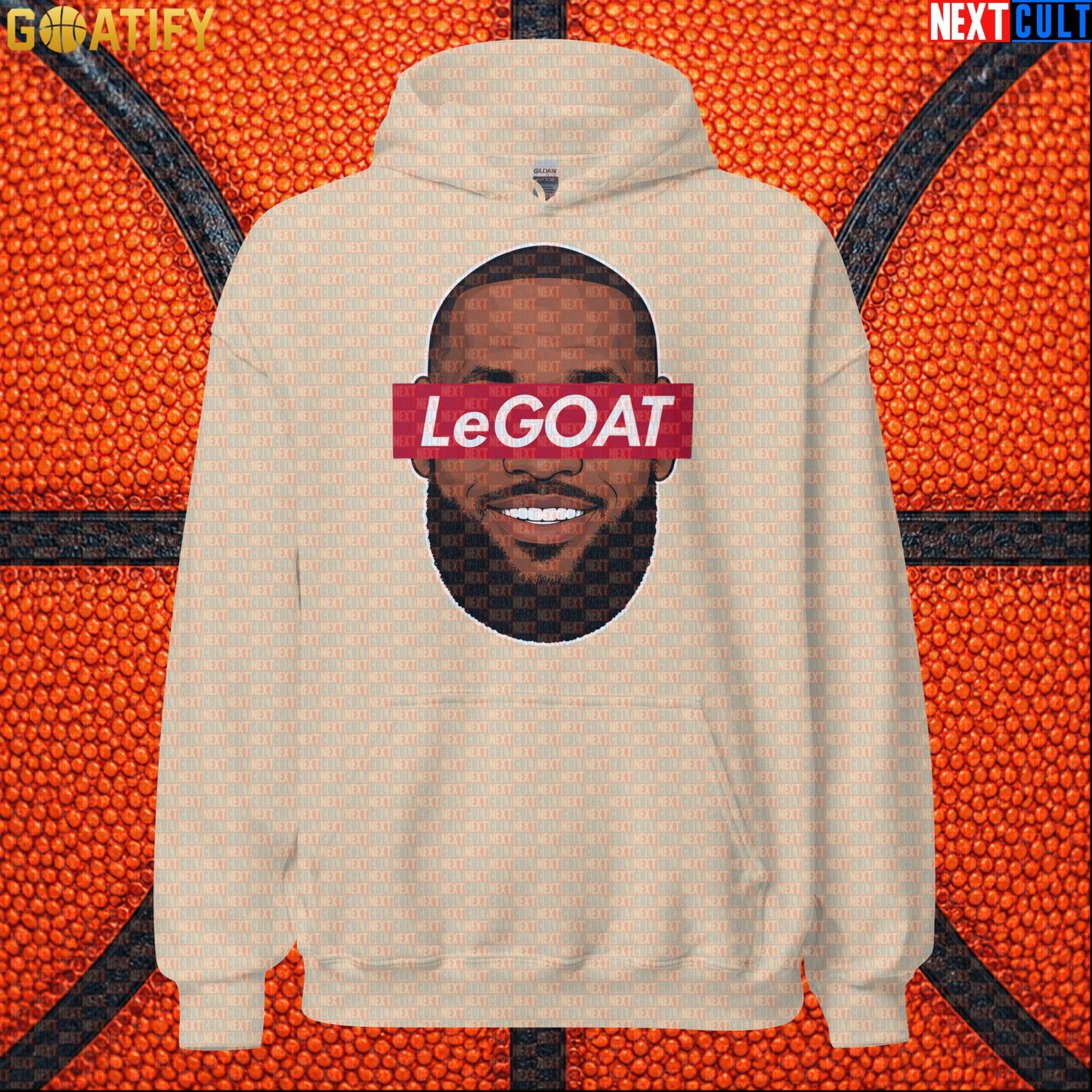 LeBron James Hoodie – LeGOAT Streetwear Pullover Gift for Basketball Fans and NBA Game Days |  | ["Basketball", "Cleveland Cavaliers", "LeBron James", "Los Angeles Lakers", "Miami Heat", "NBA"]