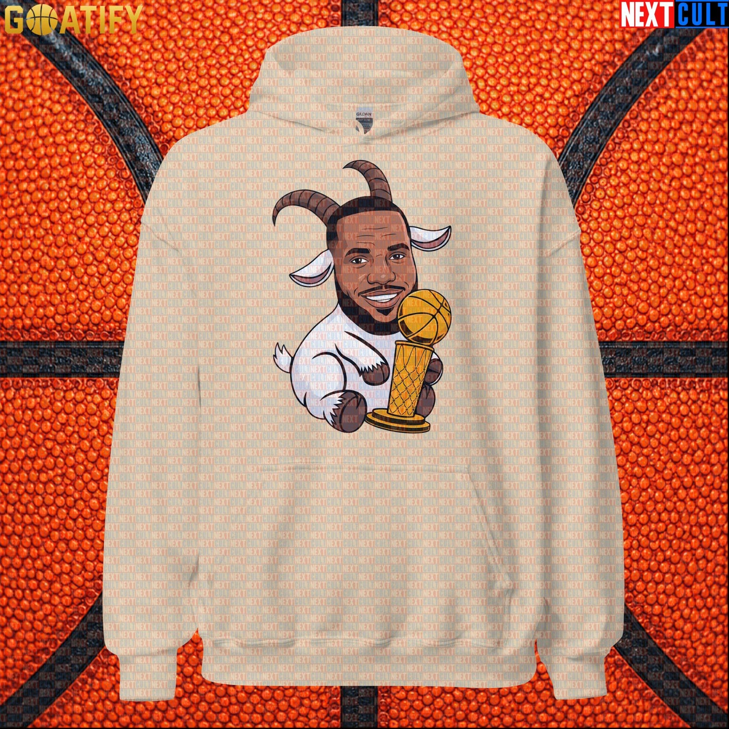 LeBron James Hoodie – LeGOAT Champion Pullover for Basketball Fans and NBA Game Days |  | ["Basketball", "Cleveland Cavaliers", "LeBron James", "Los Angeles Lakers", "Miami Heat", "NBA"]