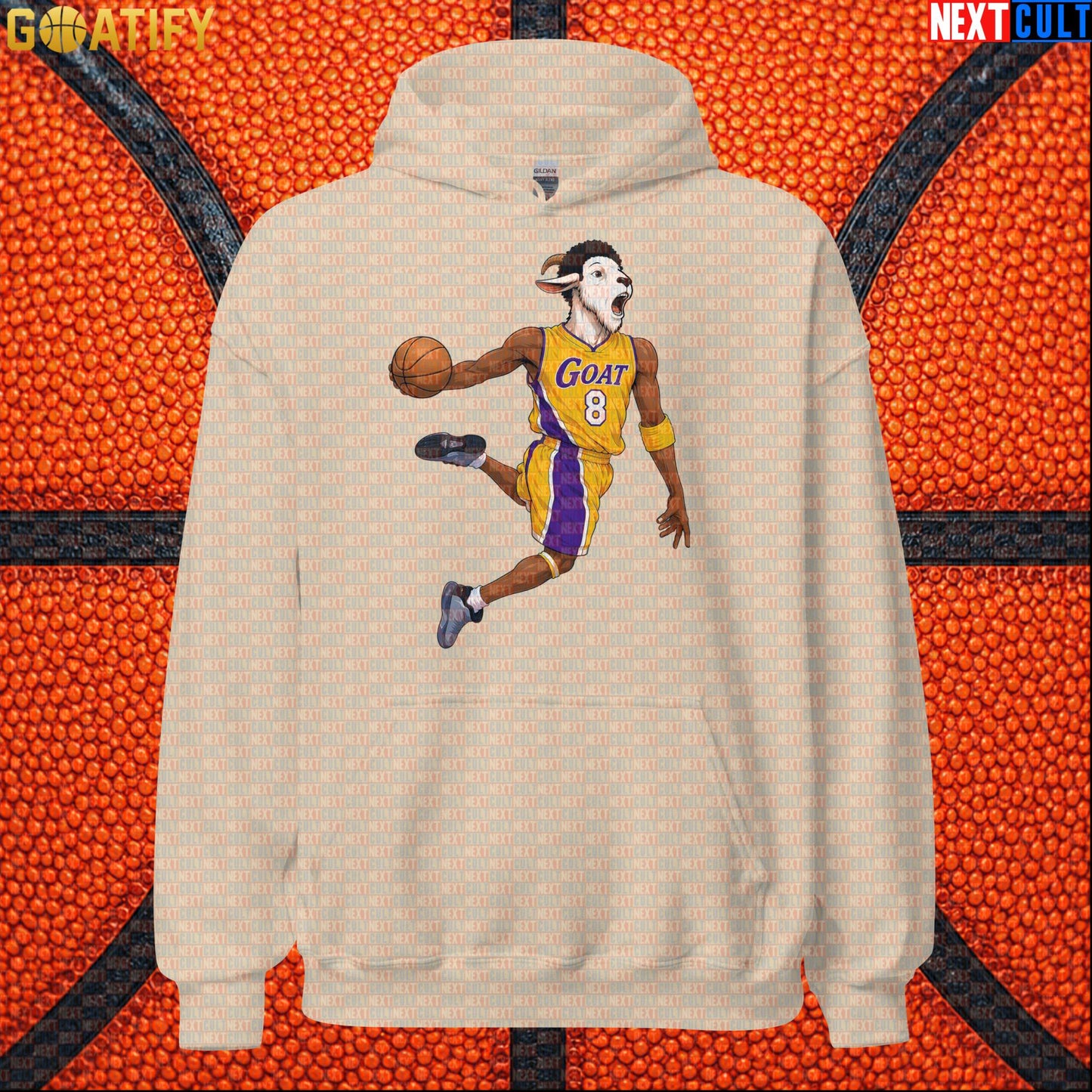 Kobe Bryant Hoodie – Young Kobe No. 8 Dunking GOAT Pullover for Lakers Basketball Fans |  | ["Basketball", "Kobe Bryant", "Los Angeles Lakers", "NBA"]