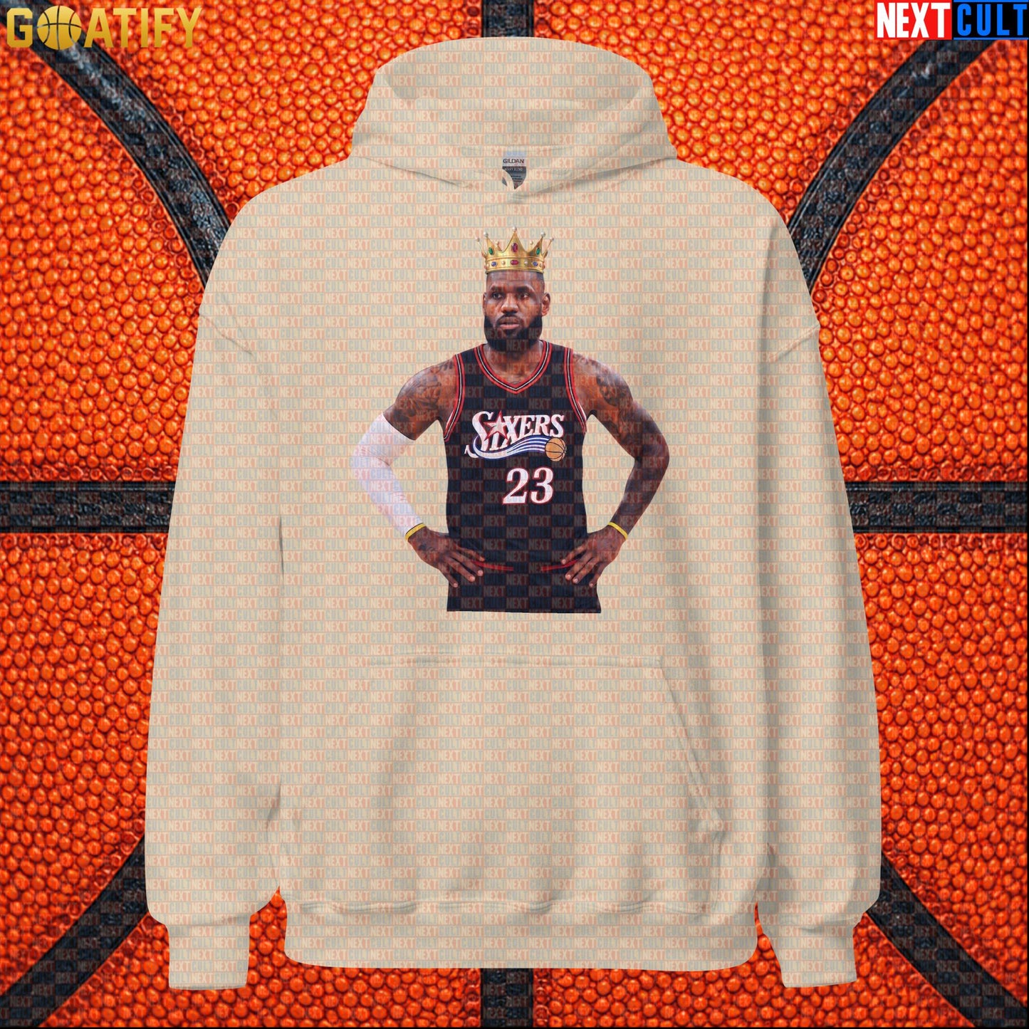 LeBron James Hoodie – King of Philadelphia 76ers Basketball Pullover for NBA Fans & Gifts |  | ["Basketball", "LeBron James", "NBA", "Philadelphia 76ers"]