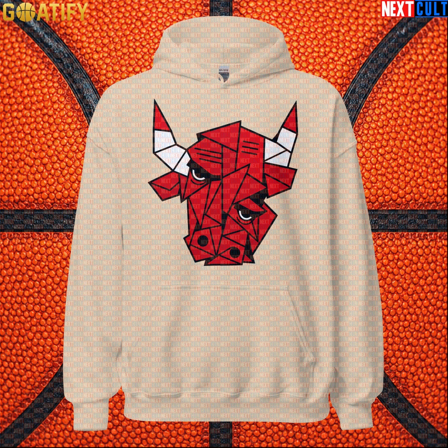 Chicago Bulls Meme Hoodie – Picasso Bulls Cubism Art Pullover for NBA Basketball Fans |  | ["Basketball", "Chicago Bulls", "NBA"]