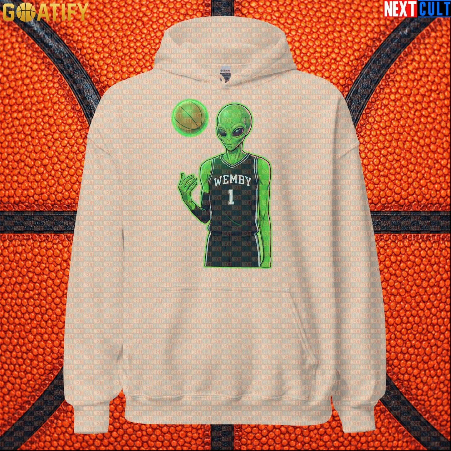 Basketball Hoodie Alien Wemby Sci-Fi Graphic for Spurs Fans, Victor Wembanyama Gift |  | ["Basketball", "France", "NBA", "San Antonio Spurs", "Victor Wembanyama", "Wemby"]