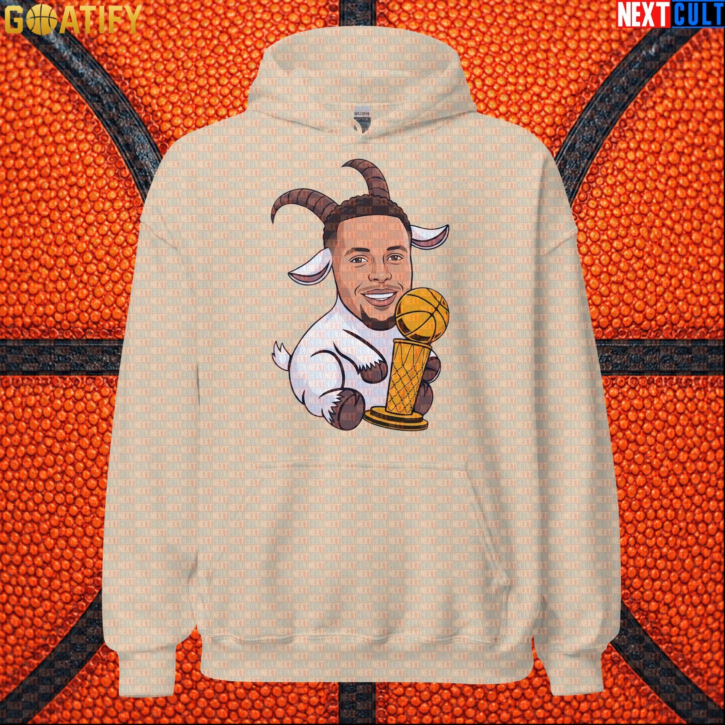 Basketball Hoodie Stephen Curry GOAT Champion Pullover for Warriors Fans & NBA Game Day | Hoodies | ["Basketball", "Golden State Warriors", "NBA", "NCB", "Stephen Curry"]