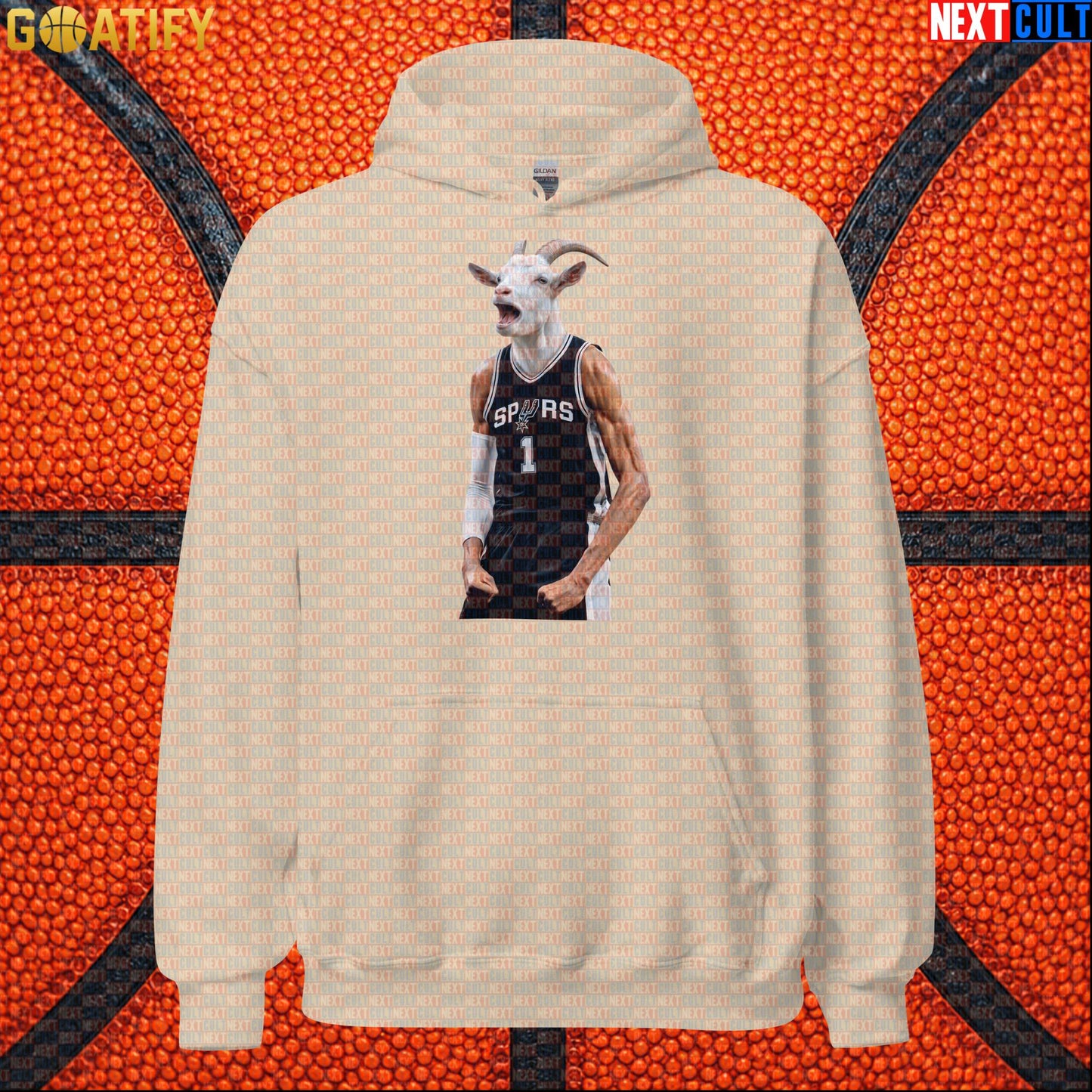 Hoodie Victor Wembanyama GOAT Basketball Pullover for San Antonio Fans Funny NBA Sports Gift | Hoodies | ["Basketball", "France", "NBA", "NCB", "San Antonio Spurs", "Victor Wembanyama", "Wemby"]