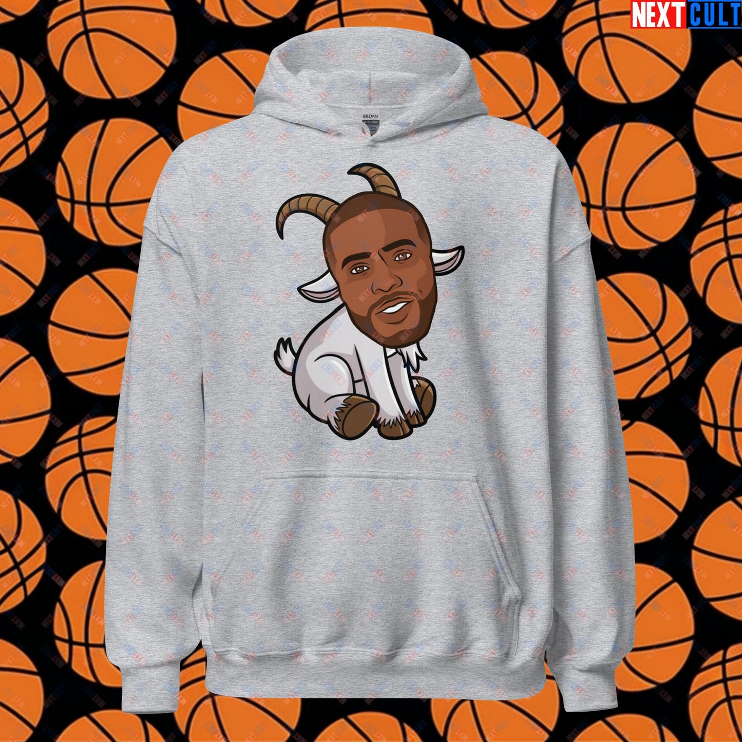 Chris Paul GOAT Hoodie - Funny Basketball Meme Sweatshirt - Greatest of All Time Point Guard Pullover for Basketball Fans - Perfect Gift for CP3 Fans Unisex Hoodie Sport Grey Hoodies Basketball Chris Paul G.O.A.T. Los Angeles Clippers NBA San Antonio Spurs Next Cult Brand