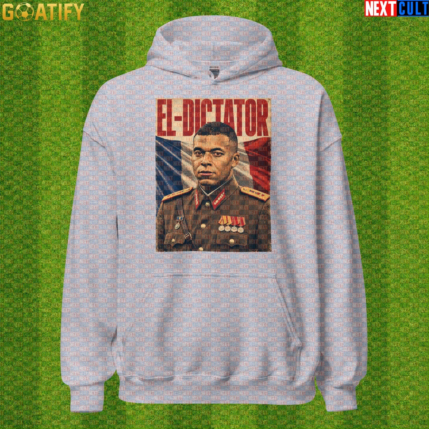 Kylian Mbappe Hoodie – El Dictator Vintage Football Meme Pullover for Real Madrid Fans |  | ["Football", "France", "Kylian Mbappe", "PSG", "Real Madrid", "Soccer"]