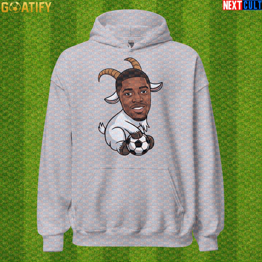 Ousmane Dembélé Hoodie – Redemption GOAT Pullover Gift for France Football Supporters Sport Grey Hoodies Next Cult Brand