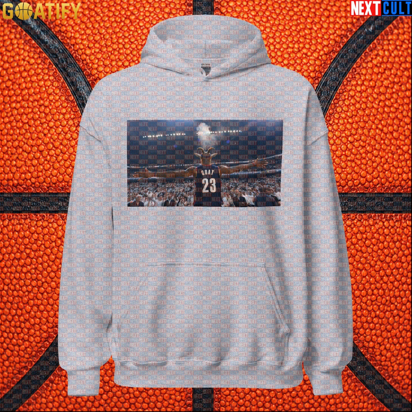 LeBron James Hoodie – GOAT Chalk Toss Pullover for Cleveland Cavaliers Match Days |  | ["Basketball", "Cleveland Cavaliers", "LeBron James", "NBA"]