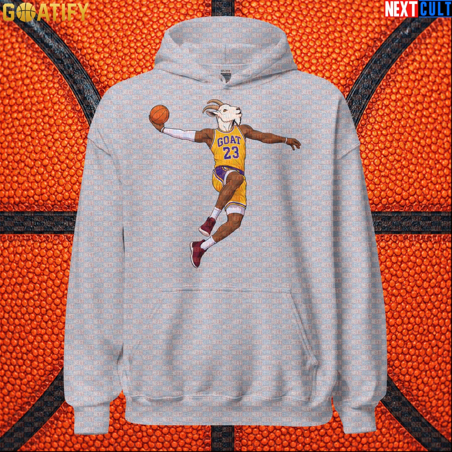 LeBron James Hoodie – Number 23 GOAT Dunk Streetwear Gift for Los Angeles Lakers Fans |  | ["Basketball", "LeBron James", "Los Angeles Lakers", "NBA"]