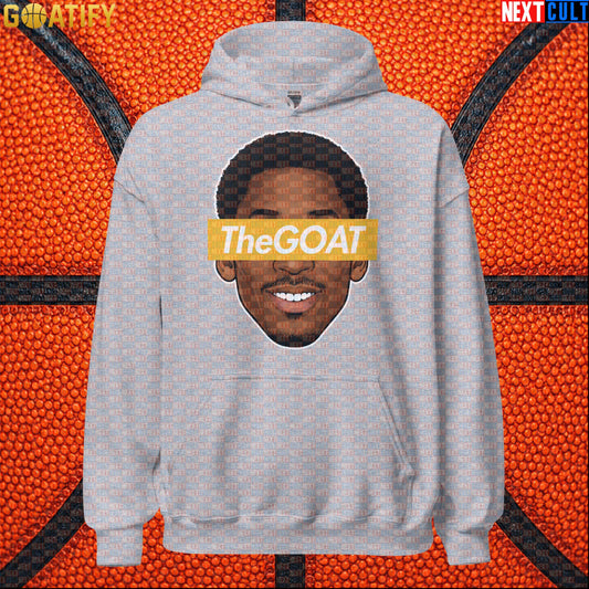 Kobe Bryant Hoodie – Young Kobe The GOAT Pullover for Lakers Fans and Basketball Gifts Sport Grey Hoodies Next Cult Brand