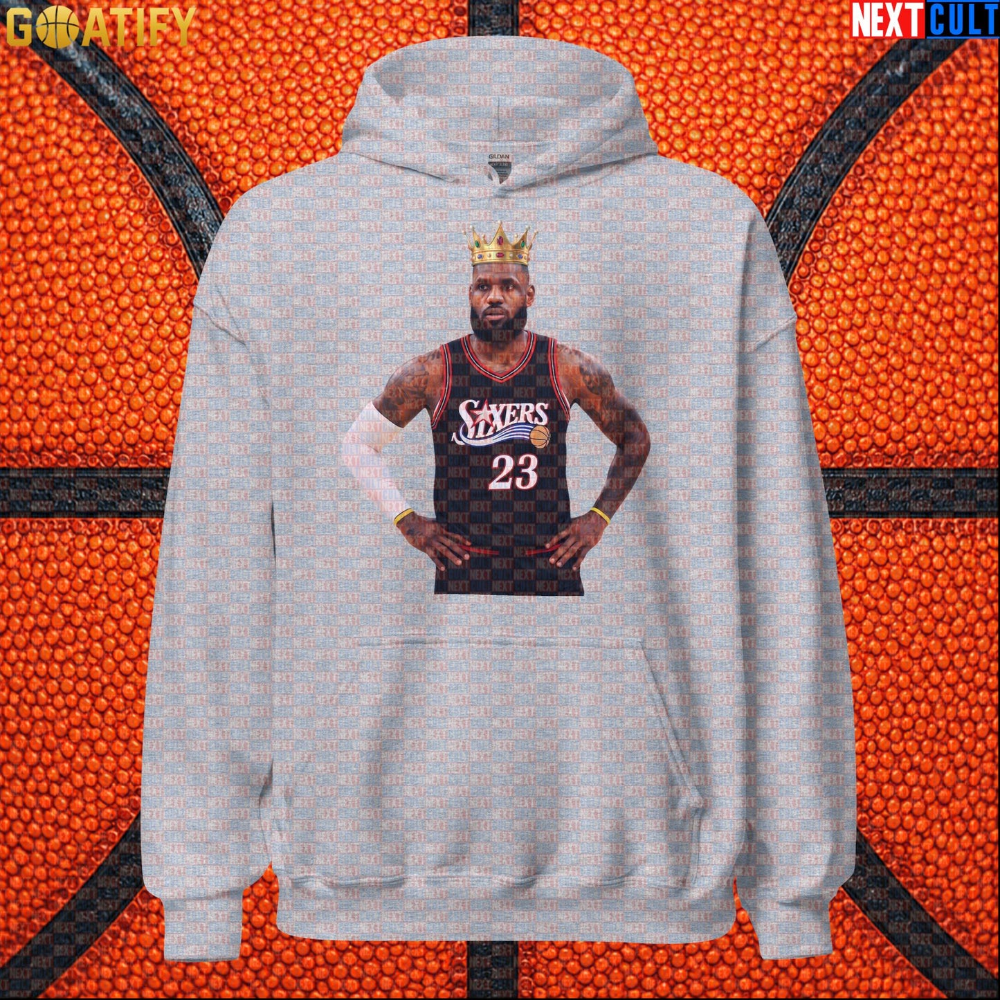 LeBron James Hoodie – King of Philadelphia 76ers Basketball Pullover for NBA Fans & Gifts |  | ["Basketball", "LeBron James", "NBA", "Philadelphia 76ers"]