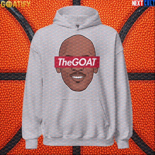 Michael Jordan Hoodie – The GOAT Chicago Bulls 6 Rings Pullover for Basketball Fans Sport Grey Hoodies Next Cult Brand