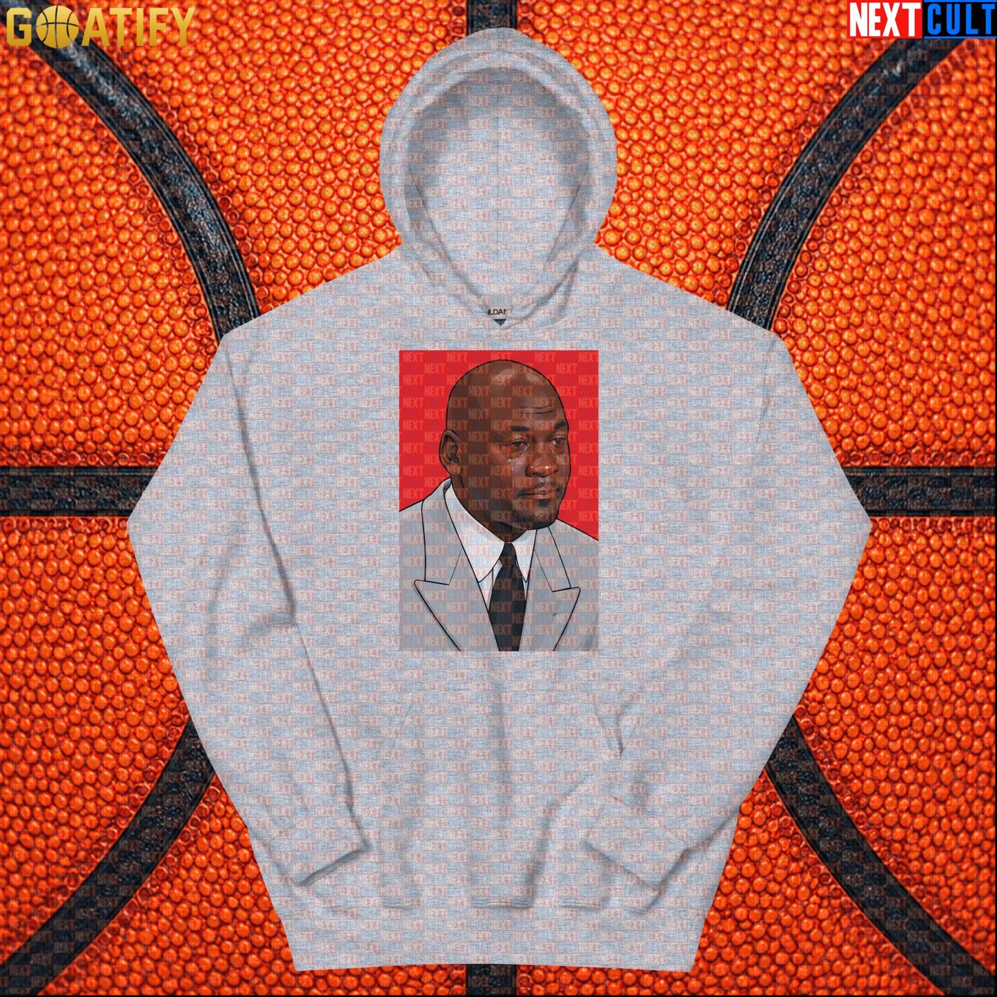 Michael Jordan Hoodie Crying Jordan Meme Pullover Gift for Chicago Bulls Basketball Fans |  | ["Basketball", "Chicago Bulls", "Michael Jordan", "NBA"]