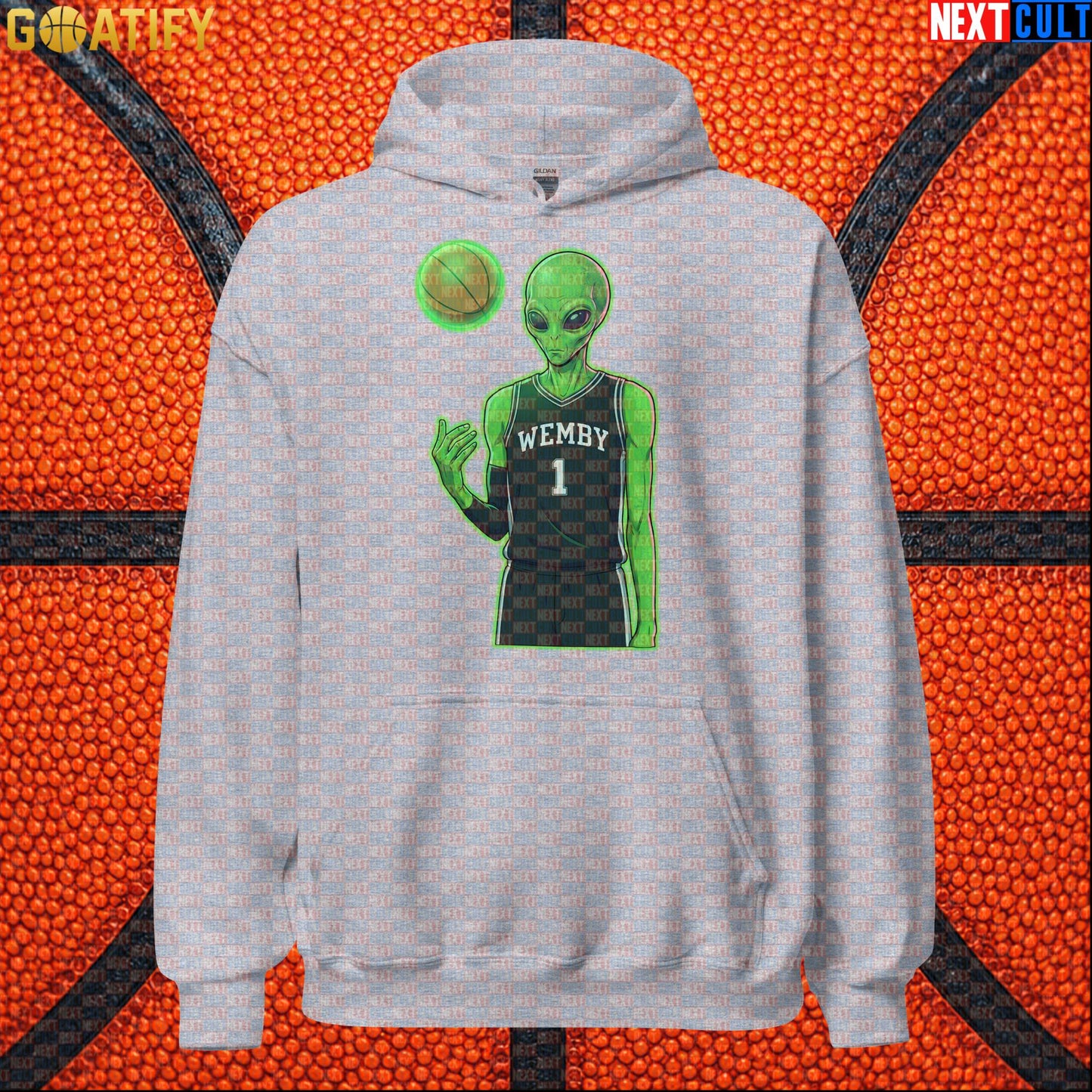 Basketball Hoodie Alien Wemby Sci-Fi Graphic for Spurs Fans, Victor Wembanyama Gift |  | ["Basketball", "France", "NBA", "San Antonio Spurs", "Victor Wembanyama", "Wemby"]