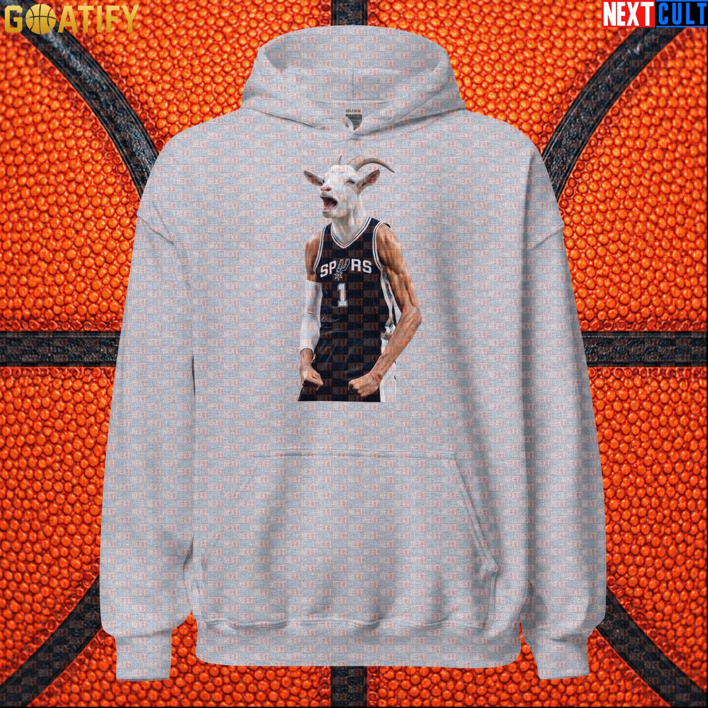 Hoodie Victor Wembanyama GOAT Basketball Pullover for San Antonio Fans Funny NBA Sports Gift | Hoodies | ["Basketball", "France", "NBA", "NCB", "San Antonio Spurs", "Victor Wembanyama", "Wemby"]