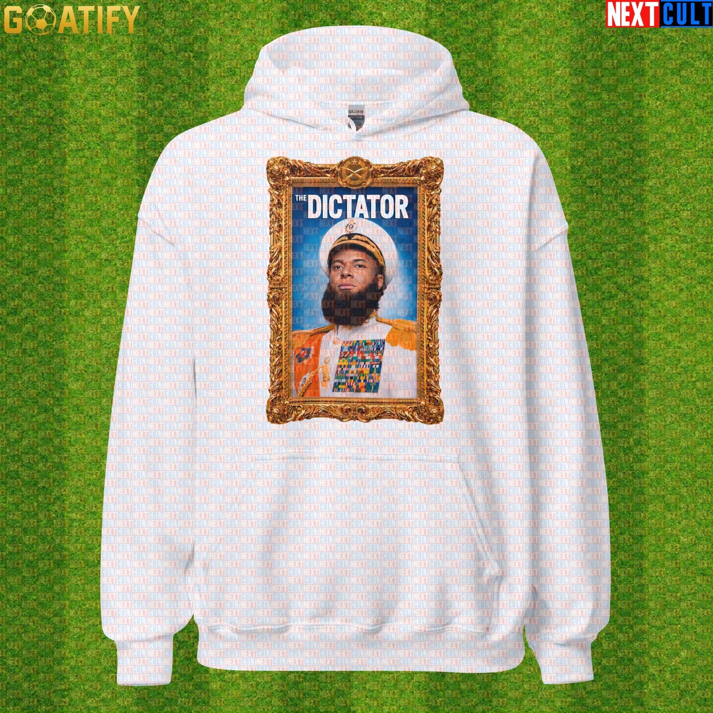 Kylian Mbappe Hoodie – The Dictator Football Meme Pullover for Real Madrid Supporters White Next Cult Brand