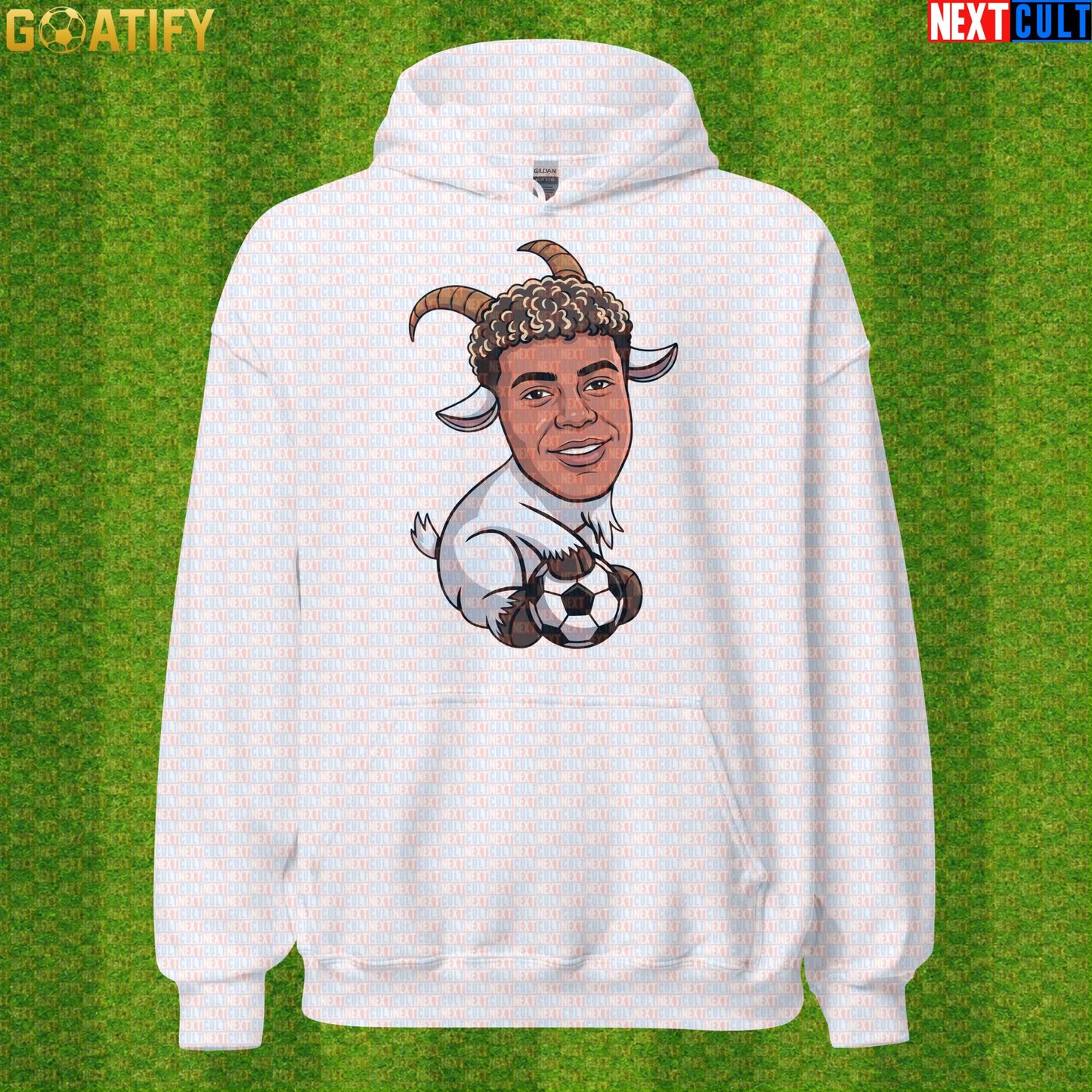 Lamine Yamal Hoodie – Baby GOAT Soccer Pullover for Spain Fans and World Cup Nights White Next Cult Brand