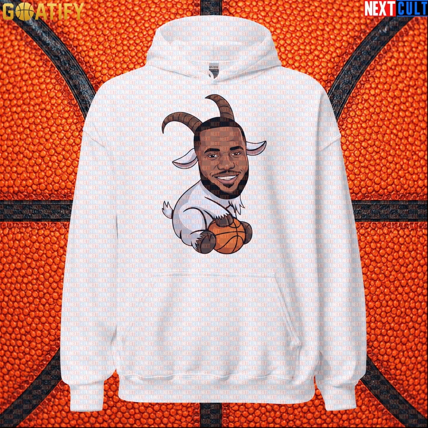 LeBron James Hoodie – LeGOAT Basketball Meme Pullover for NBA Fans and Streetwear |  | ["Basketball", "Cleveland Cavaliers", "LeBron James", "Los Angeles Lakers", "Miami Heat", "NBA"]