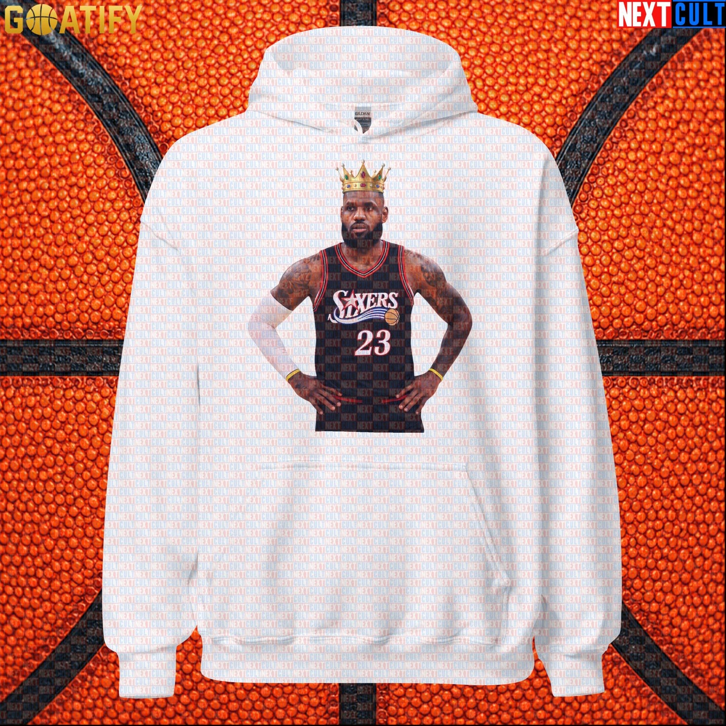 LeBron James Hoodie – King of Philadelphia 76ers Basketball Pullover for NBA Fans & Gifts |  | ["Basketball", "LeBron James", "NBA", "Philadelphia 76ers"]