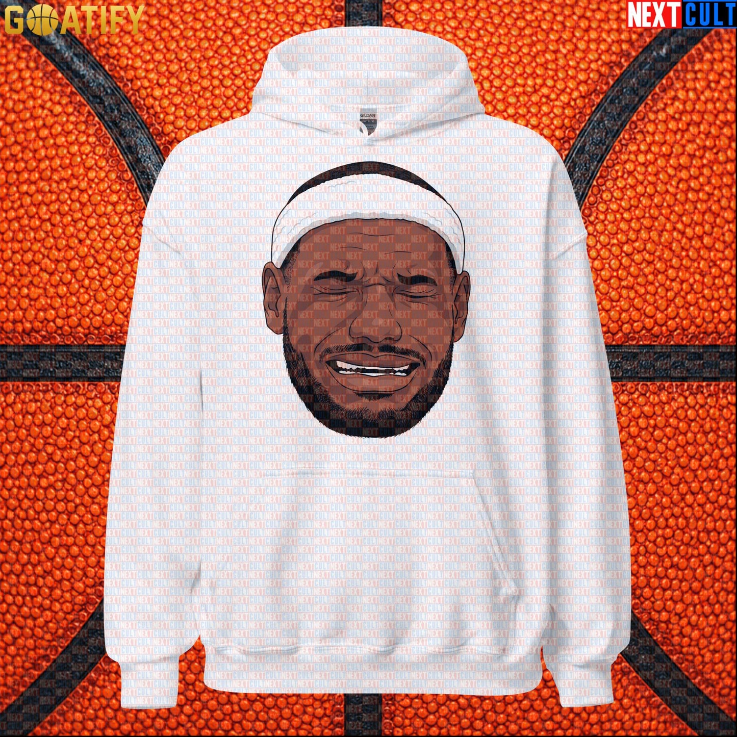 Crying LeBron Meme Hoodie – Funny NBA Basketball Pullover Game Day Gift for Sports Fans |  | ["Basketball", "LeBron James", "NBA"]