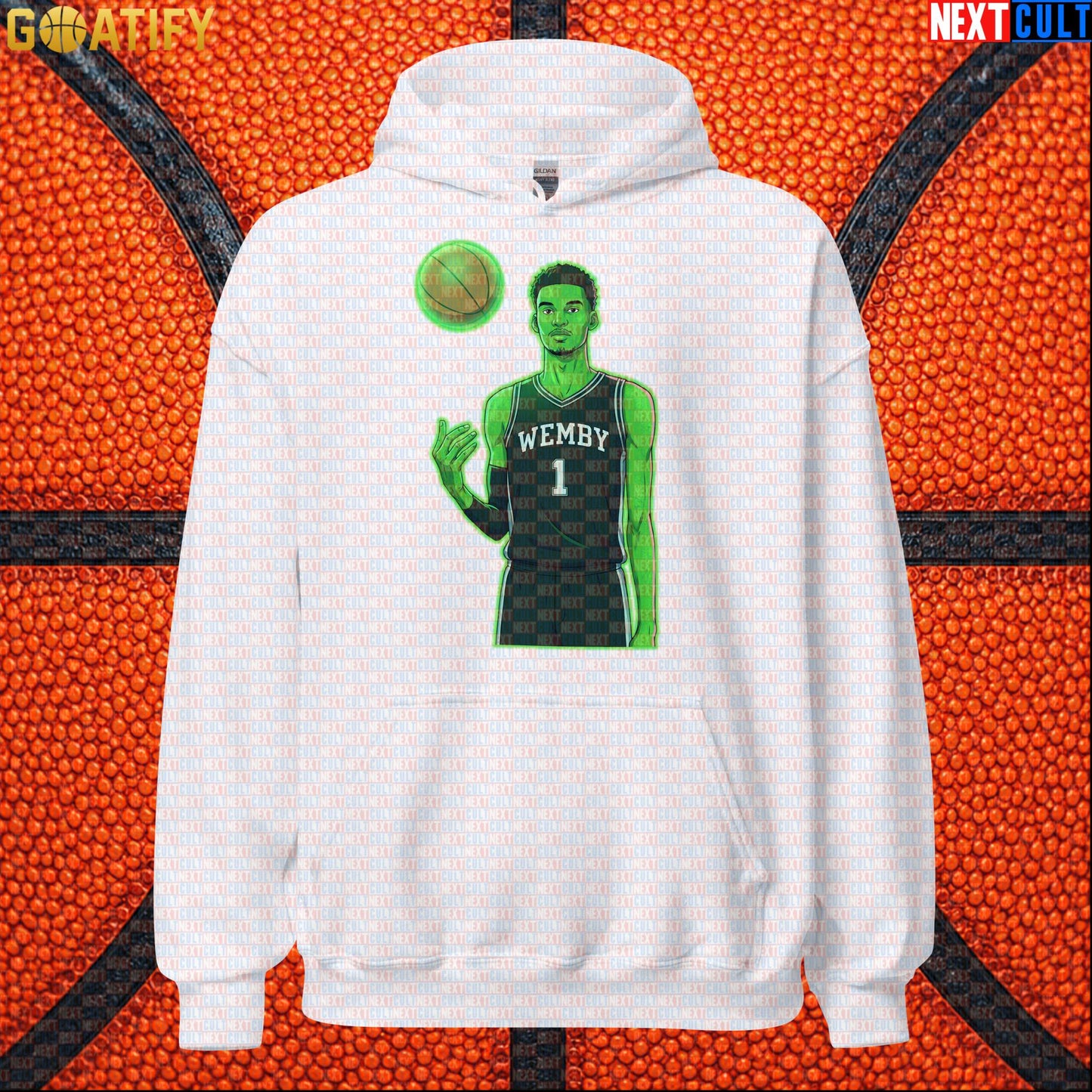 Basketball Hoodie Alien Wemby Sci-Fi Art for Spurs Fans, Streetwear, Game Days and NBA Gifts |  | ["Basketball", "France", "NBA", "San Antonio Spurs", "Victor Wembanyama", "Wemby"]