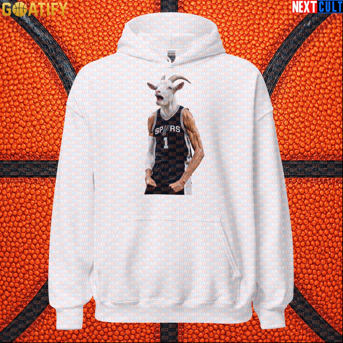 Hoodie Victor Wembanyama GOAT Basketball Pullover for San Antonio Fans Funny NBA Sports Gift | Hoodies | ["Basketball", "France", "NBA", "NCB", "San Antonio Spurs", "Victor Wembanyama", "Wemby"]