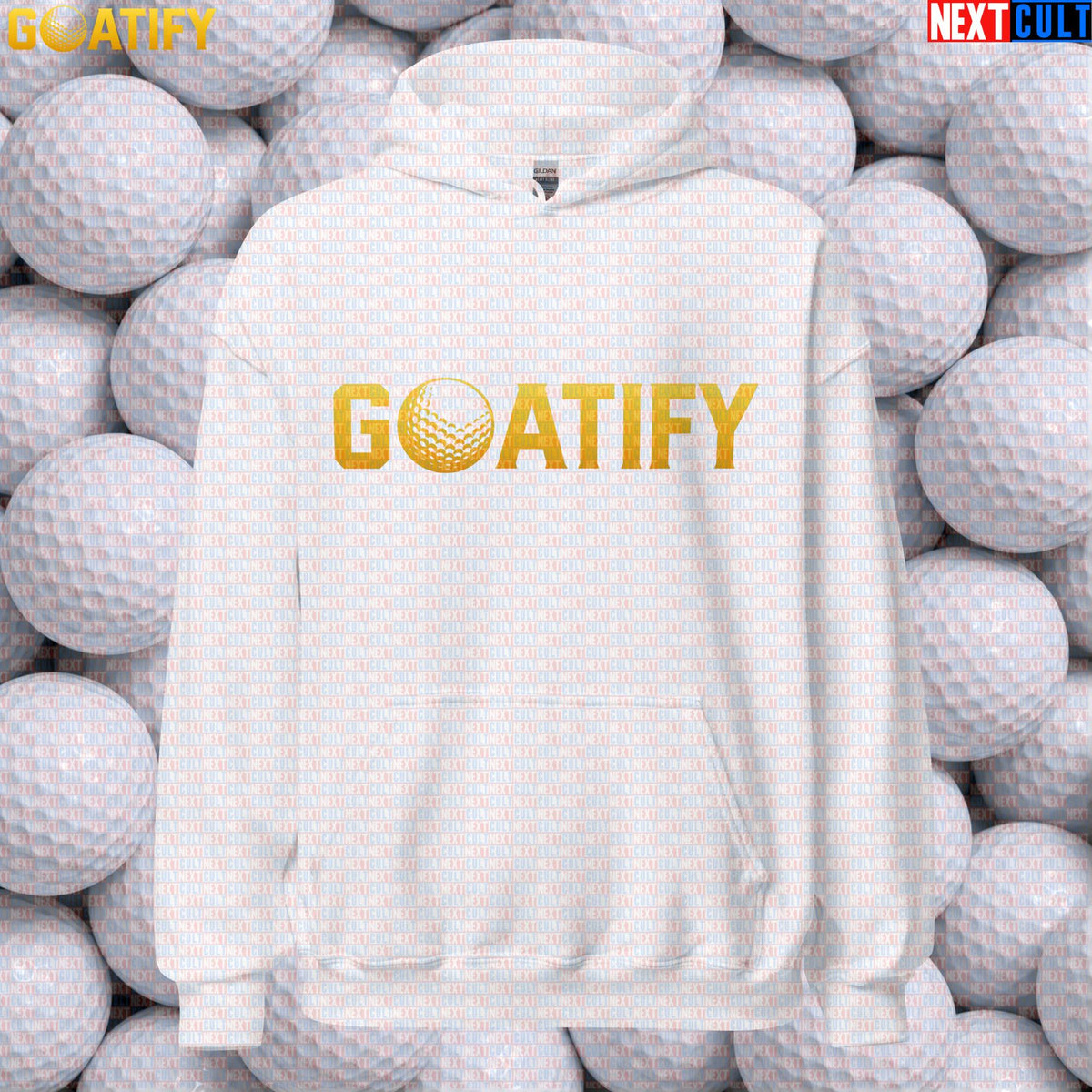Golf GOAT Hoodie Golden Golf Ball Pullover for Golfers, Sports Fans & Gifts | GOATIFY | Hoodies | ["Golf", "NCB", "PGA"]