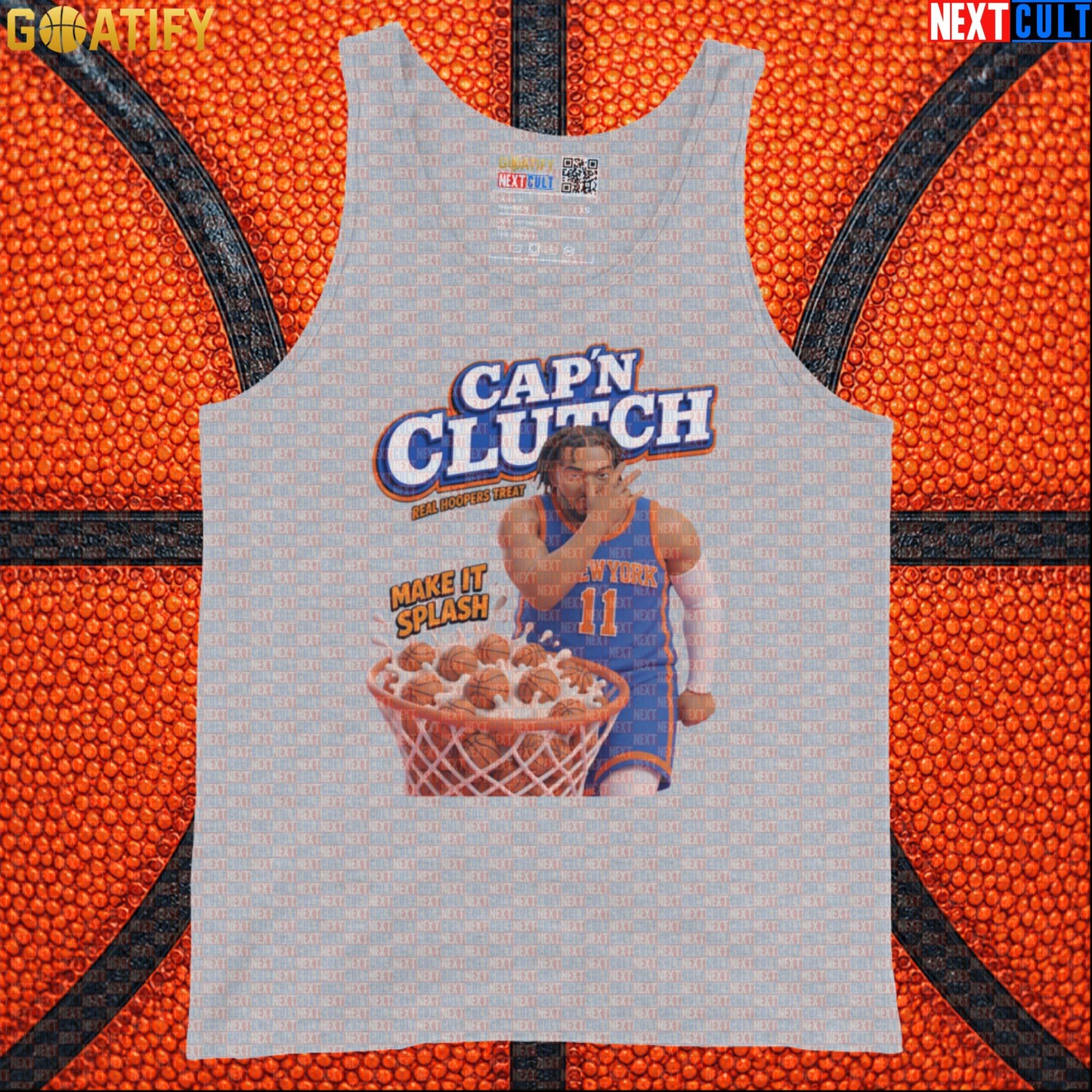 Jalen Brunson Tank Top – Real Hoppers Treat Muscle Shirt for Knicks Fans |  | ["Basketball", "Jalen Brunson", "NBA", "New York Knicks"]