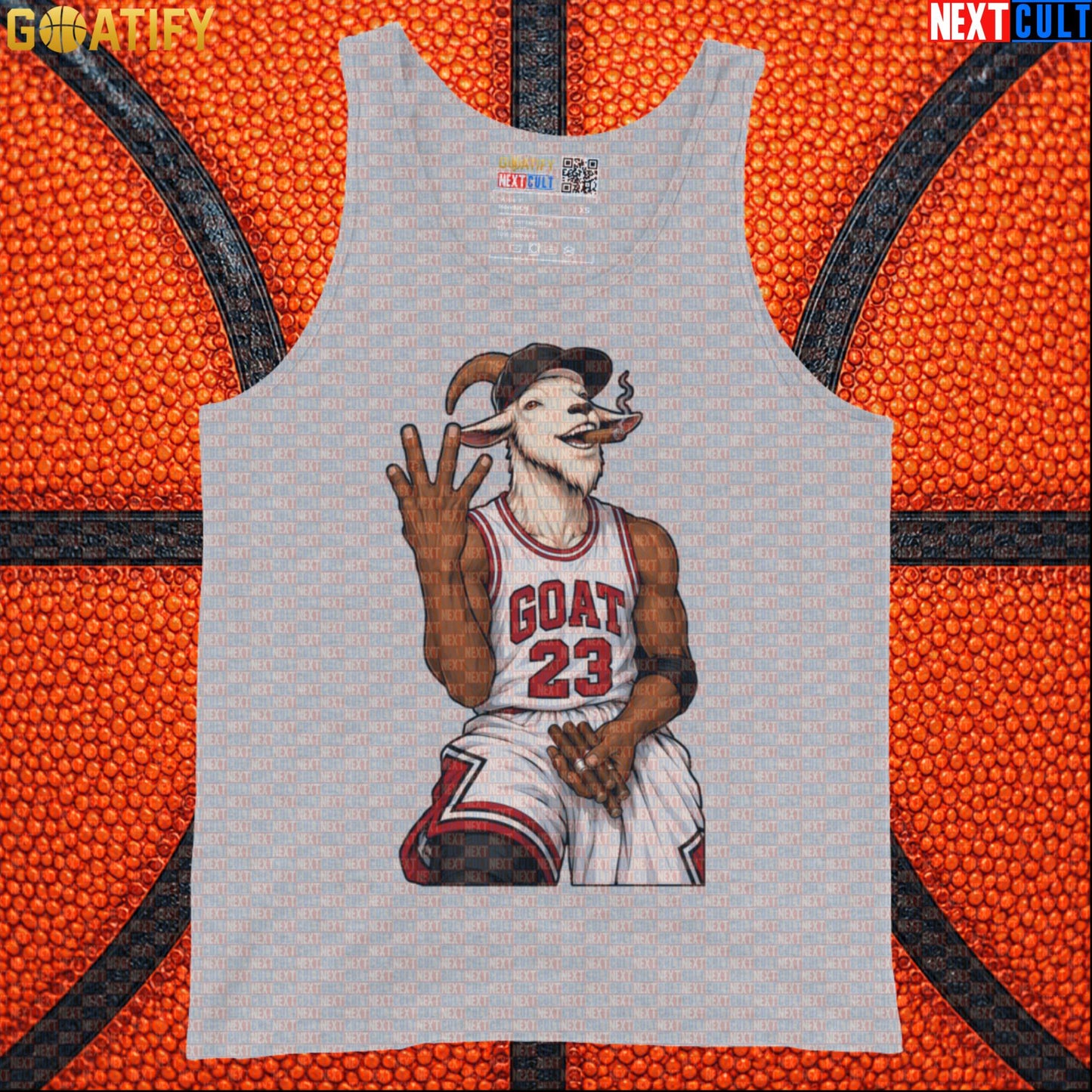 Michael Jordan Tank Top – GOAT Cigar Celebration Vest for Chicago Bulls Basketball Fans |  | ["Basketball", "Chicago Bulls", "Michael Jordan", "NBA"]