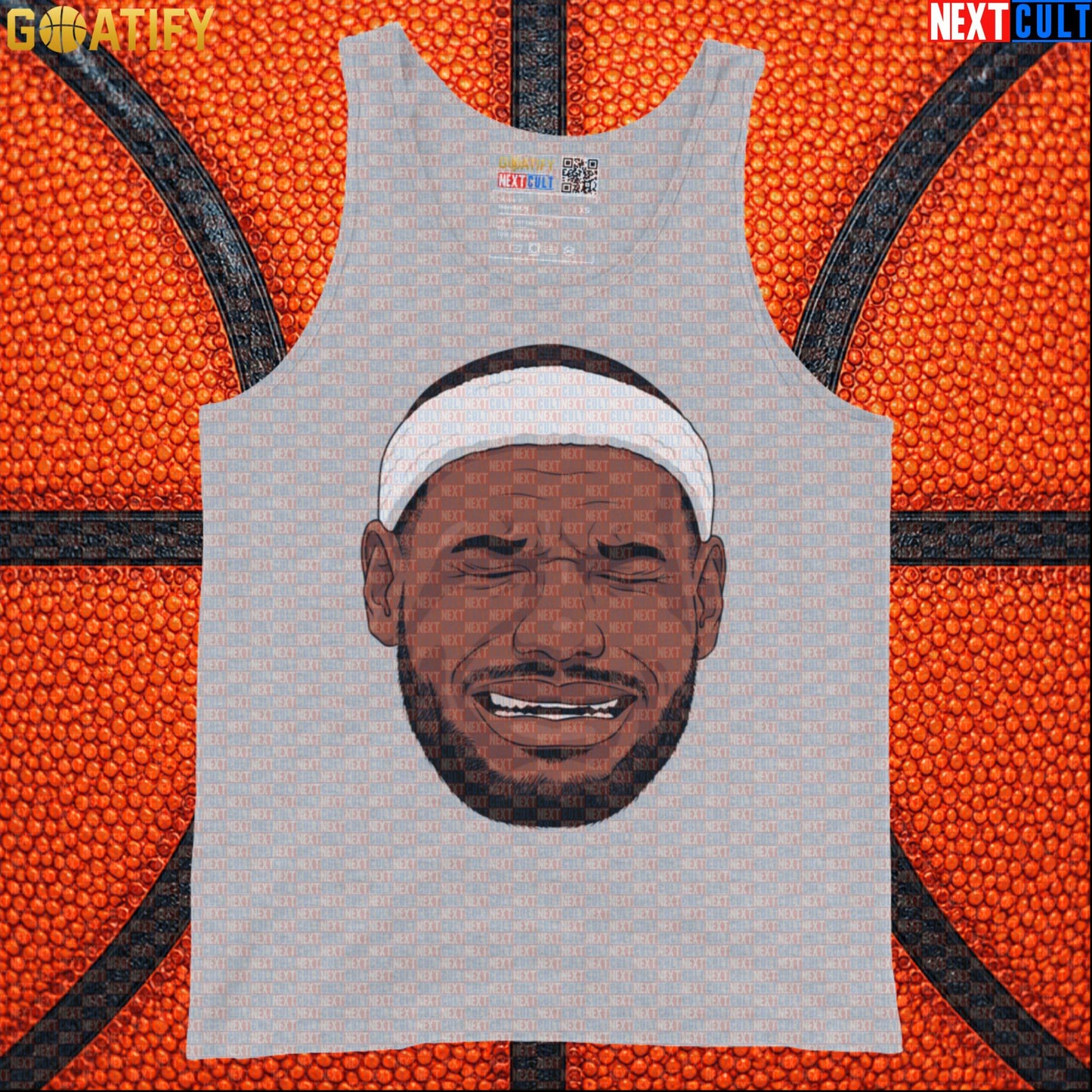 Crying LeBron Meme Tank Top – Funny NBA Basketball Muscle Shirt Gift for Sports Fans |  | ["Basketball", "LeBron James", "NBA"]