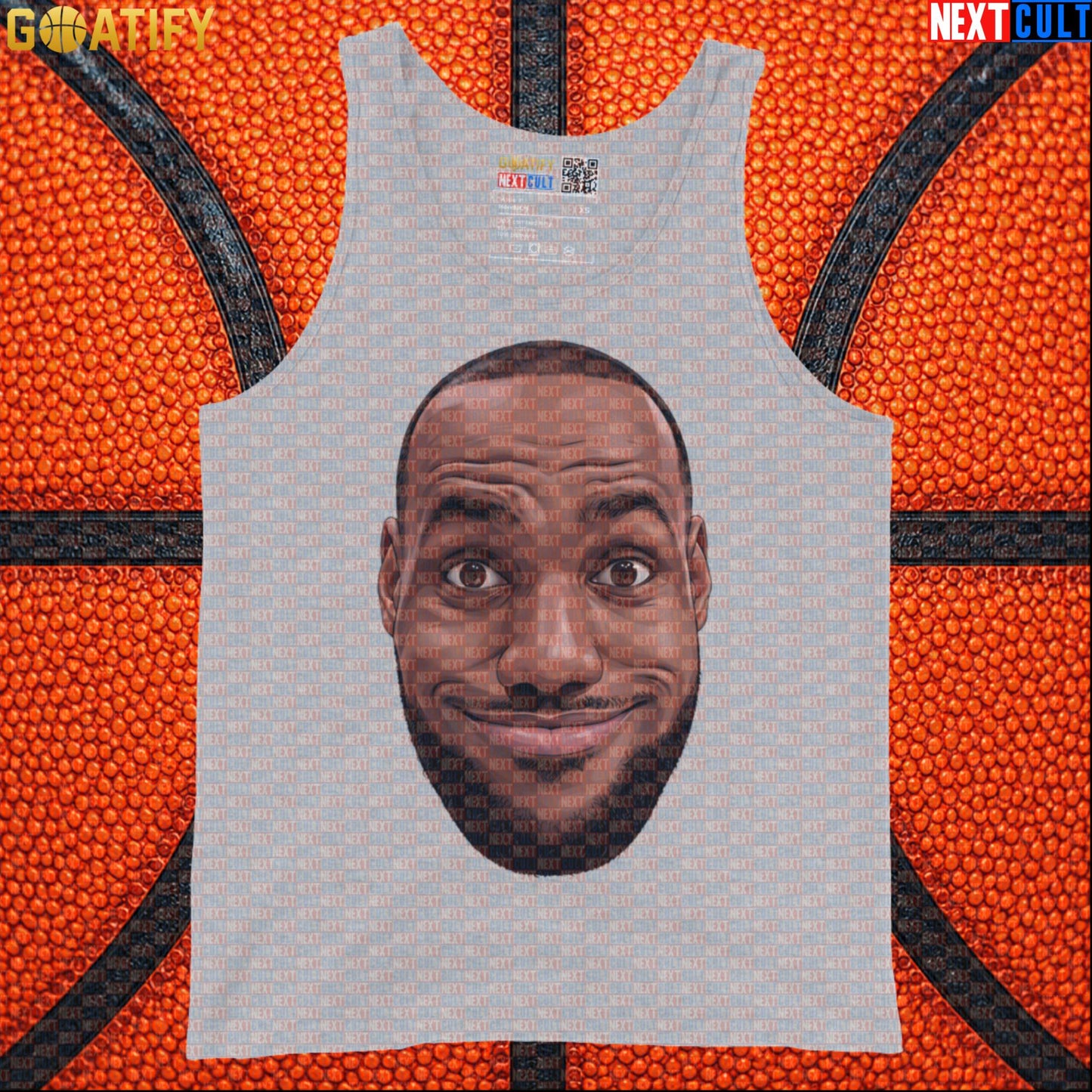 LeBron Photobomb Meme Tank Top – Funny NBA Basketball Muscle Shirt Gift for Sports Fans |  | ["Basketball", "LeBron James", "NBA"]
