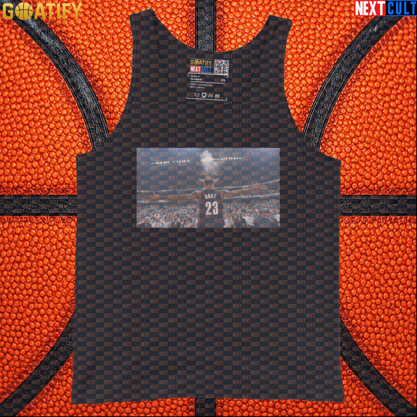 LeBron James Tank Top – Chalk Toss Muscle Shirt for Basketball Training and Cavs Fans |  | ["Basketball", "Cleveland Cavaliers", "LeBron James", "NBA"]