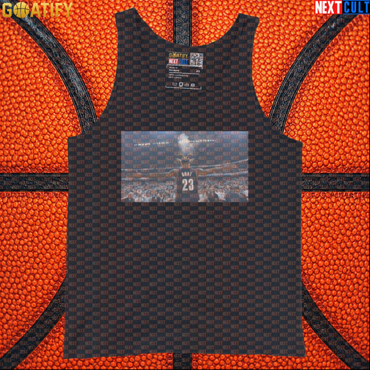 LeBron James Tank Top – Chalk Toss Muscle Shirt for Basketball Training and Cavs Fans |  | ["Basketball", "Cleveland Cavaliers", "LeBron James", "NBA"]