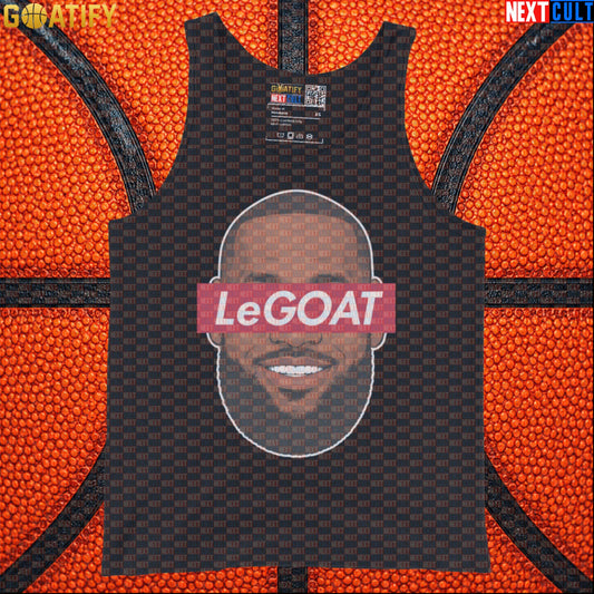 LeBron James Tank Top – LeGOAT Muscle Shirt Gym Gift for Basketball Fans and NBA Game Days |  | ["Basketball", "Cleveland Cavaliers", "LeBron James", "Los Angeles Lakers", "Miami Heat", "NBA"]