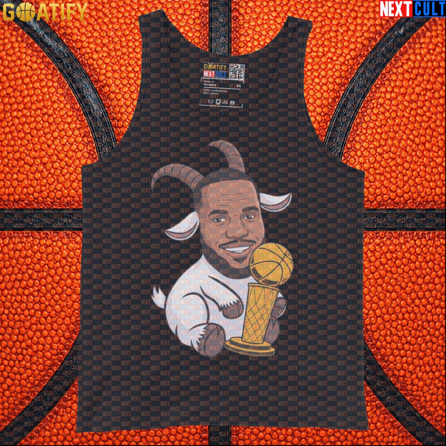 LeBron James Tank Top – LeGOAT Champion Muscle Shirt for Gym and Basketball Fans |  | ["Basketball", "Cleveland Cavaliers", "LeBron James", "Los Angeles Lakers", "Miami Heat", "NBA"]