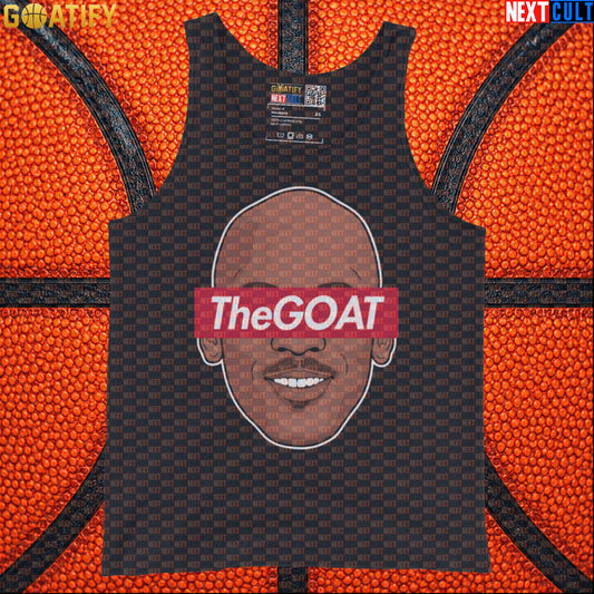Michael Jordan Tank Top – The GOAT Chicago Bulls 6 Rings Athletic Shirt for NBA Fans Black Tank Tops Next Cult Brand