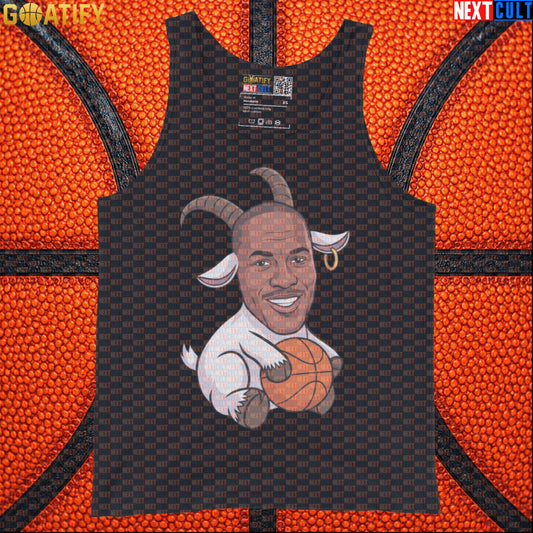 Michael Jordan Tank Top - GOAT Chicago Bulls Basketball Gym Vest Gift for Jordan NBA Fans |  | ["Basketball", "Chicago Bulls", "Michael Jordan", "NBA"]