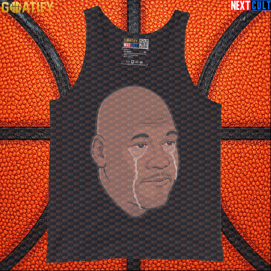 Michael Jordan Tank Top Crying Jordan Meme Muscle Shirt for Chicago Bulls NBA Fans |  | ["Basketball", "Chicago Bulls", "Michael Jordan", "NBA"]