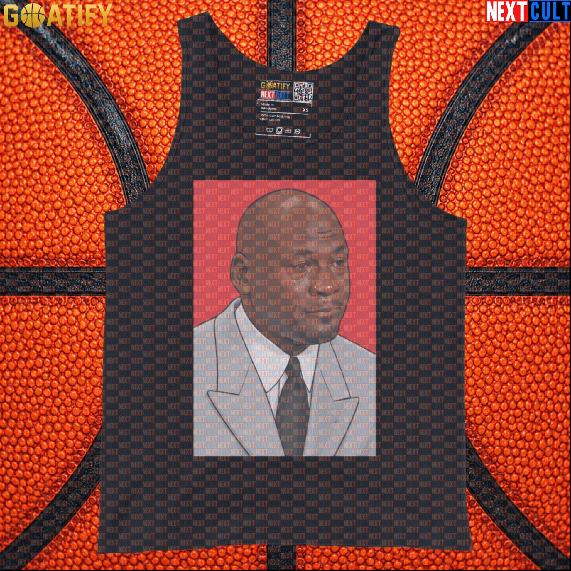 Michael Jordan Tank Top Crying Jordan Meme Muscle Shirt Gift for Chicago Bulls NBA Fans |  | ["Basketball", "Chicago Bulls", "Michael Jordan", "NBA"]
