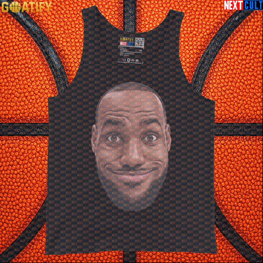 LeBron Photobomb Meme Tank Top – Funny NBA Basketball Muscle Shirt Gift for Sports Fans |  | ["Basketball", "LeBron James", "NBA"]